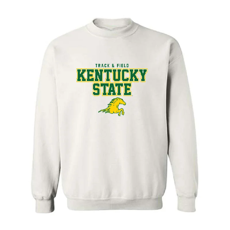 KYSU - NCAA Women's Track & Field : Aleashea McClinton - Classic Shersey Crewneck Sweatshirt Hoodie with Rolled Sleeves Casual Relaxed