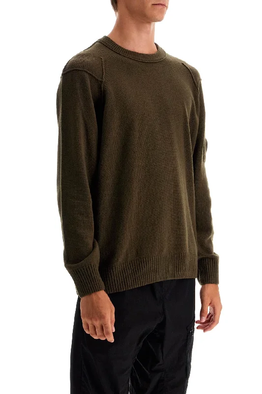 Cp Company Crewneck Pullover With Boyleg Sleeve Pullover
