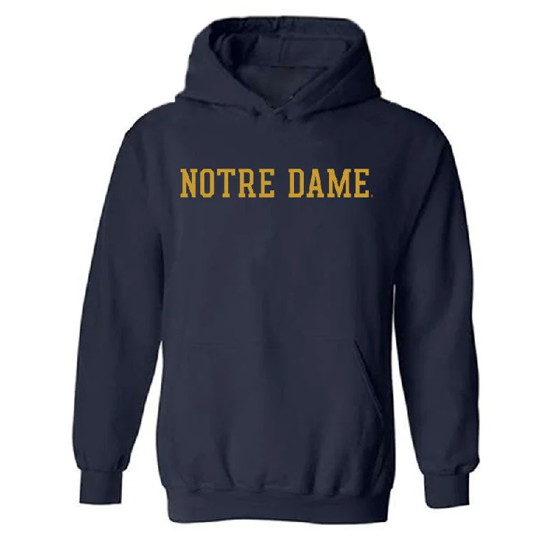 Notre Dame - NCAA Women's Fencing : Atara Greenbaum - Classic Fashion Shersey Hooded Sweatshirt Zip Hoodie Drawstring Kangaroo Pocket Notre Dame - NCAA Women's Fencing : Atara Greenbaum - Classic Fashion Shersey Hooded Sweatshirt Zip Hoodie Drawstring Kangaroo Pocket