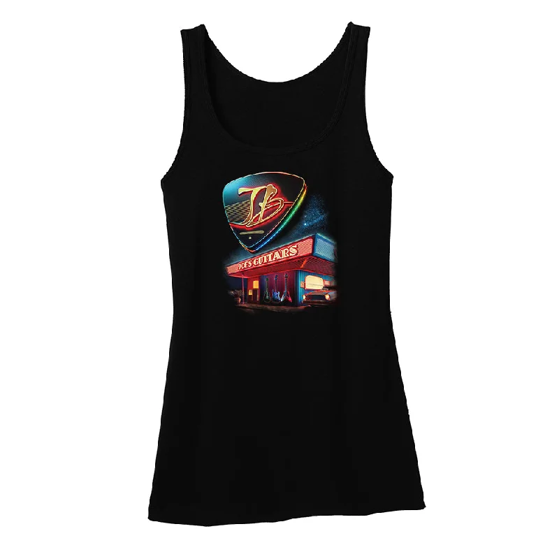 Joe's Guitars Neon Diner Tank (Women) floral tank top