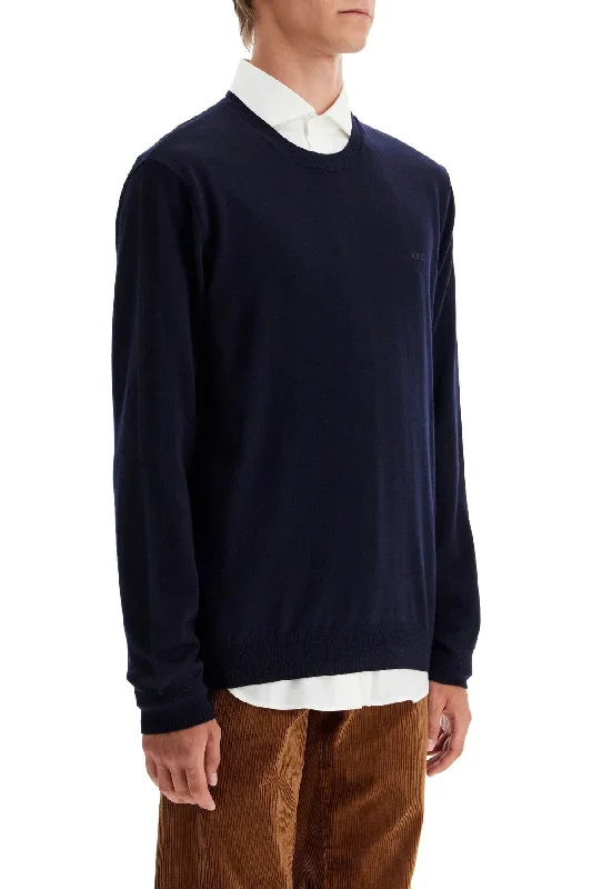 A.p.c. Wool Crewneck Pullover Leg Sleeve Comfort