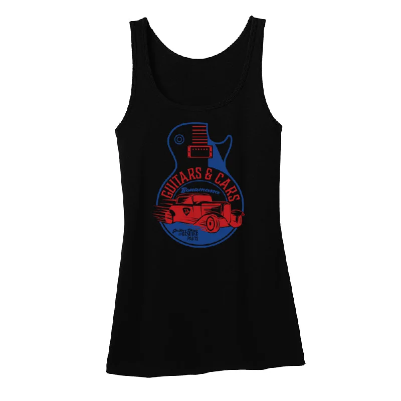 Guitars and Cars Tank (Women) fitness tank top