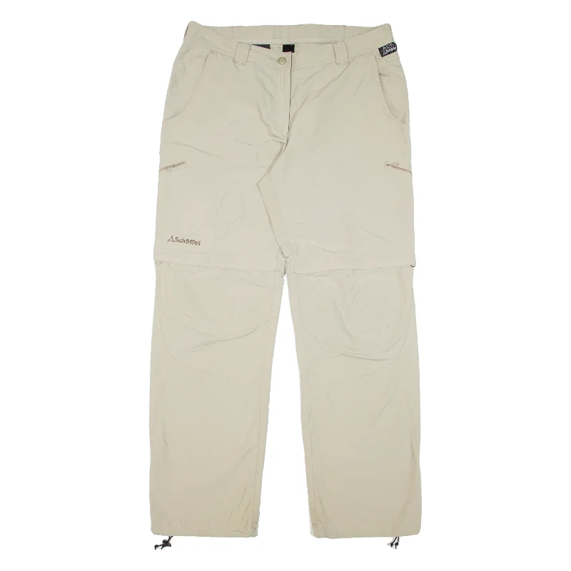 SCHOFFEL Outdoor Trousers Beige Relaxed Straight Womens W32 L31 Trousers Timeless Classic SCHOFFEL Outdoor Trousers Beige Relaxed Straight Womens W32 L31 Trousers Timeless Classic