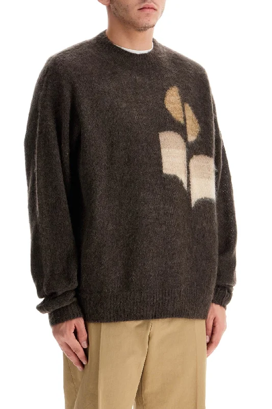 Marant Mohair Drany Pullover Ruffle Sleeve Feminine