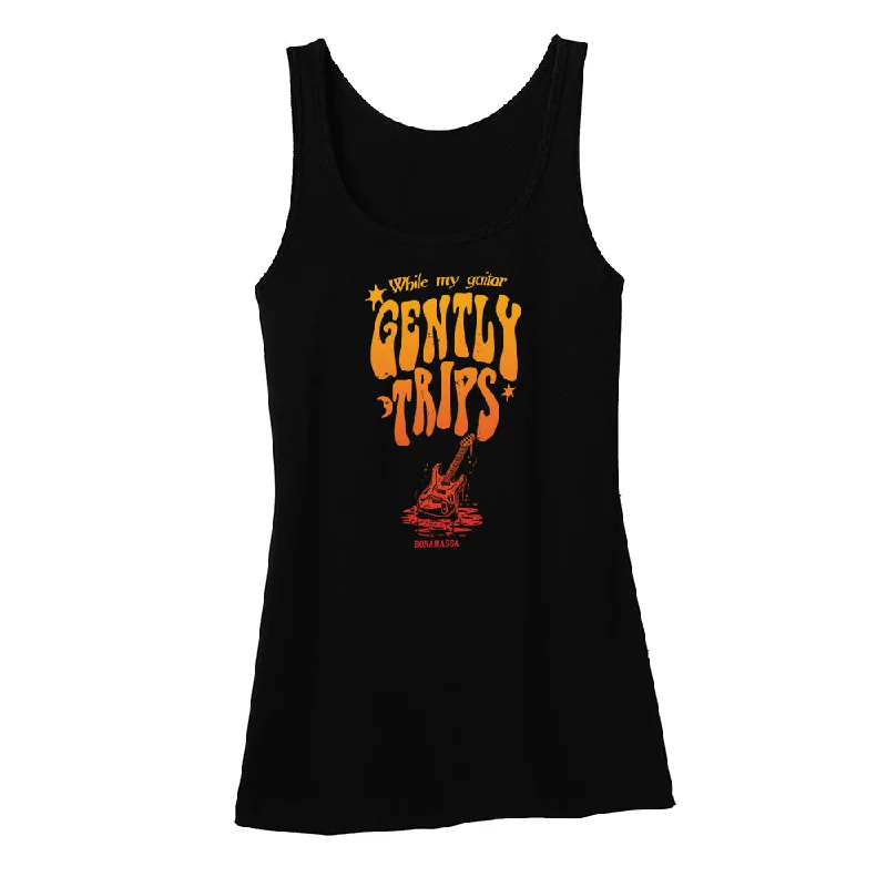 Gently Trips Tank (Women) - Gold/Red ivory tank top