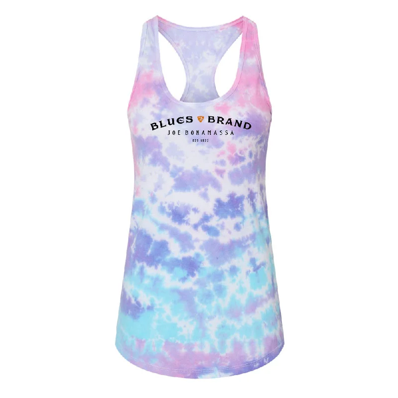 Blues Brand Tie Dye Racerback Tank (Women) sage tank top