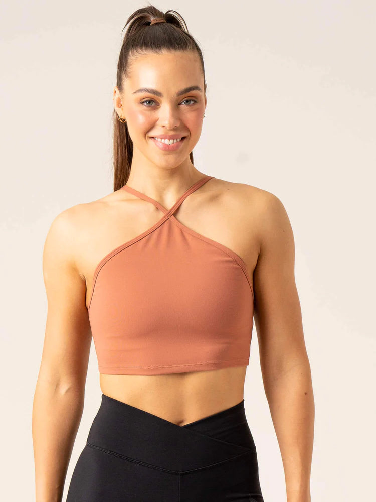 Ryderwear | Momentum Tank Bra - Clay cotton tank top