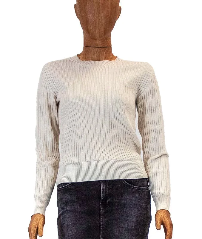 Cream Pullover Sweater Slouchy Comfort Pullover