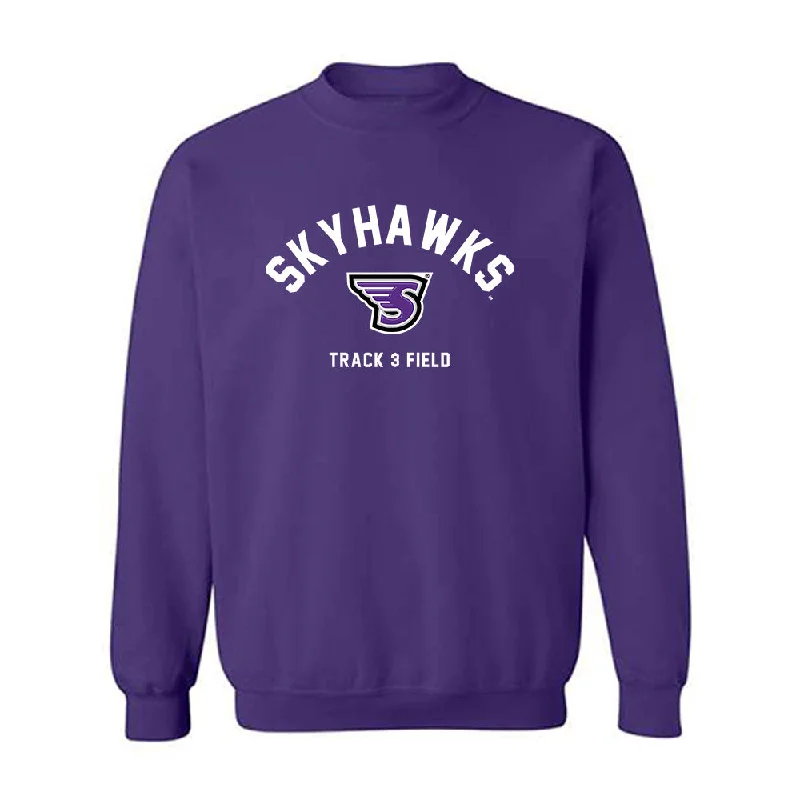 Stonehill - NCAA Women's Track & Field (Outdoor) : Morgan Correia - Classic Shersey Crewneck Sweatshirt Hoodie with Pastel Soft Subtle