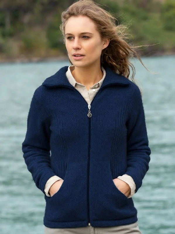 Market Day Jacket in Possum Merino - Maritime Fitted Jacket Loose Jacket Oversized Jacket Market Day Jacket in Possum Merino - Maritime Fitted Jacket Loose Jacket Oversized Jacket