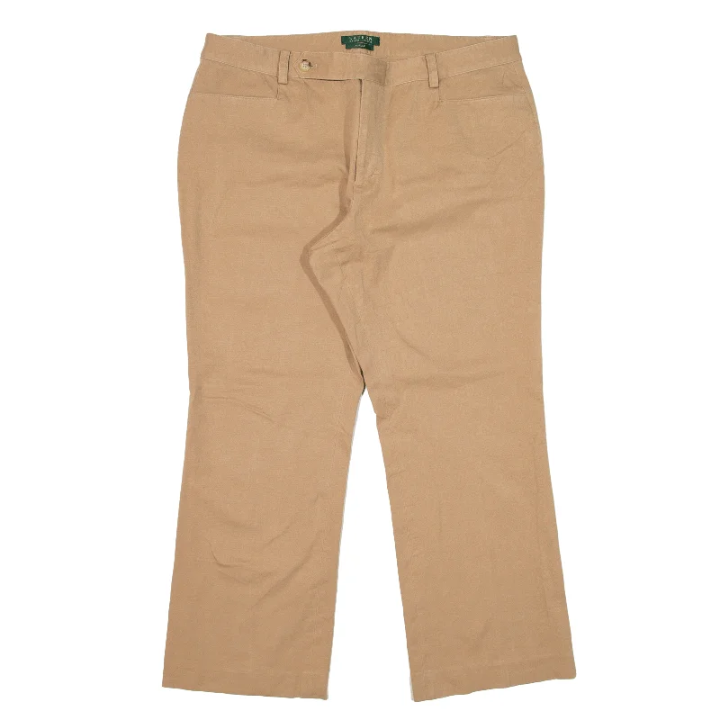 LAUREN RALPH LAUREN Chino Trousers Beige Relaxed Bootcut Womens W36 L28 Trousers Bridal Satin LAUREN RALPH LAUREN Chino Trousers Beige Relaxed Bootcut Womens W36 L28 Trousers Bridal Satin