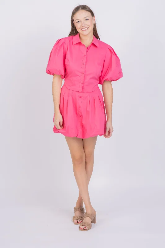 Simkhai Sammy Dress in Azalea
