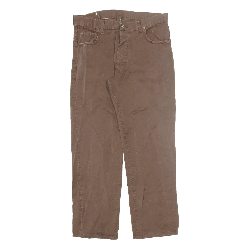 BONADVENTURE Western Trousers Brown Regular Straight Womens W34 L30 Trousers Gym Athletic BONADVENTURE Western Trousers Brown Regular Straight Womens W34 L30 Trousers Gym Athletic