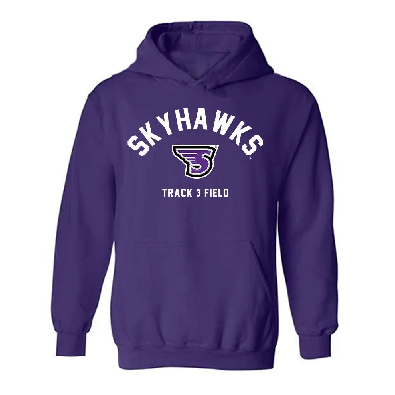 Stonehill - NCAA Women's Track & Field (Outdoor) : Morgan Correia - Classic Shersey Hooded Sweatshirt Hoodie with Reflective Safety Nightwear