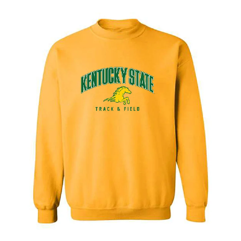 KYSU - NCAA Women's Track & Field : Aleashea McClinton - Classic Shersey Crewneck Sweatshirt Hoodie with Puffed Sleeves Voluminous Trendy