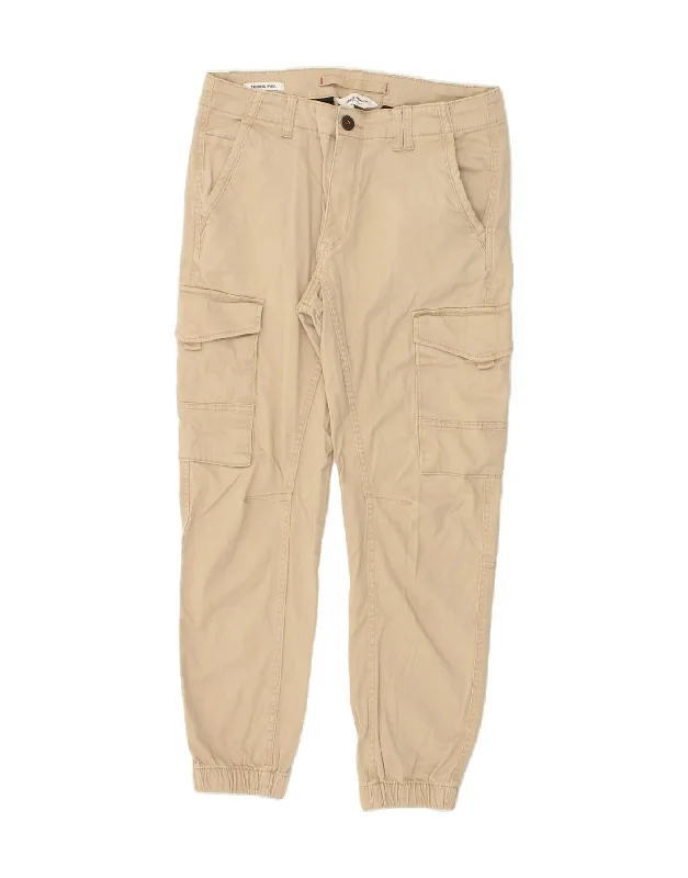 JACK & JONES Womens Paul Tapered Joggers Cargo Trousers W30 L26 Beige Trousers Canvas Durable JACK & JONES Womens Paul Tapered Joggers Cargo Trousers W30 L26 Beige Trousers Canvas Durable