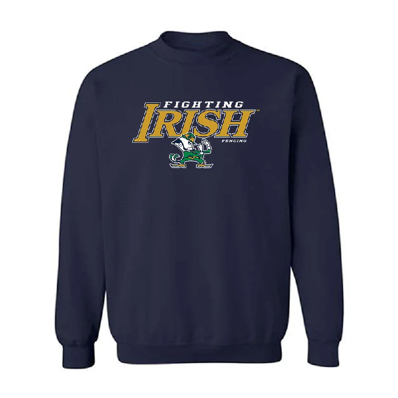 Notre Dame - NCAA Women's Fencing : Jadeyn Williams - Classic Shersey Crewneck Sweatshirt Zip Hoodie Drawstring Kangaroo Pocket Notre Dame - NCAA Women's Fencing : Jadeyn Williams - Classic Shersey Crewneck Sweatshirt Zip Hoodie Drawstring Kangaroo Pocket
