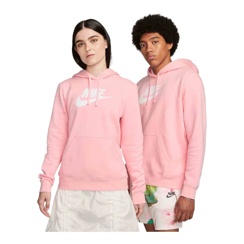 Nike Sportswear Club Fleece Women's Logo Pullover Hoodie Flare Sleeve Stylish