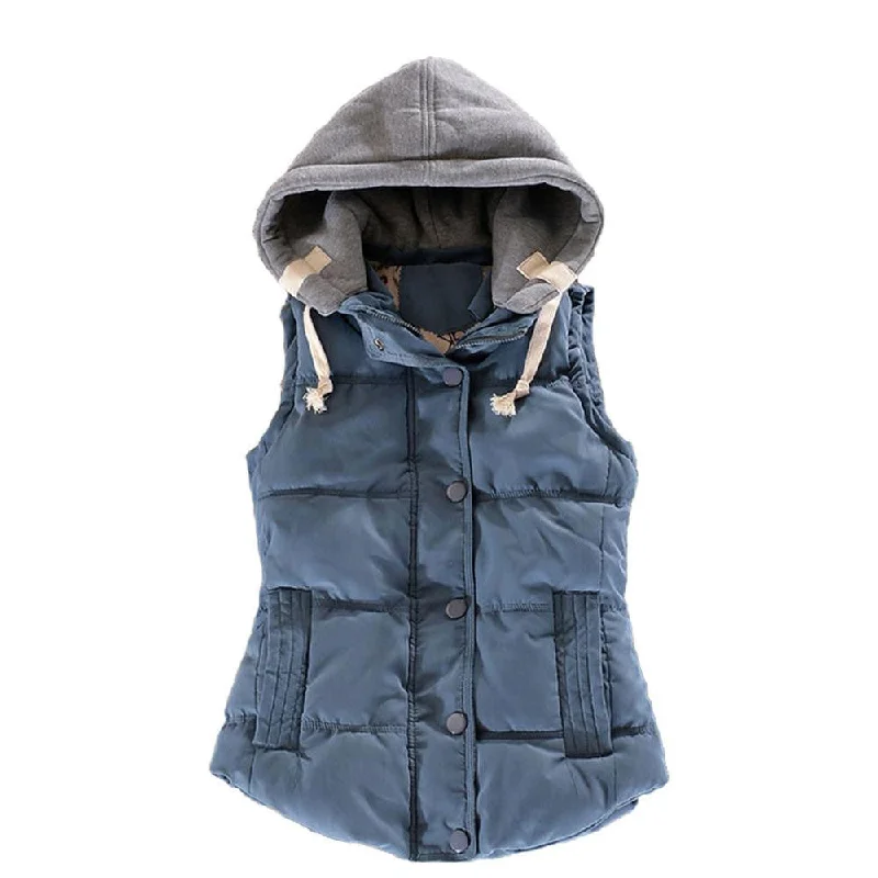 Women Vest Female Outwear Sleeveless Jacket Down Cotton Warm Women Waistcoat Plus Size Casual Vest YL0375c Fleece Jacket Down Jacket Feather Jacket