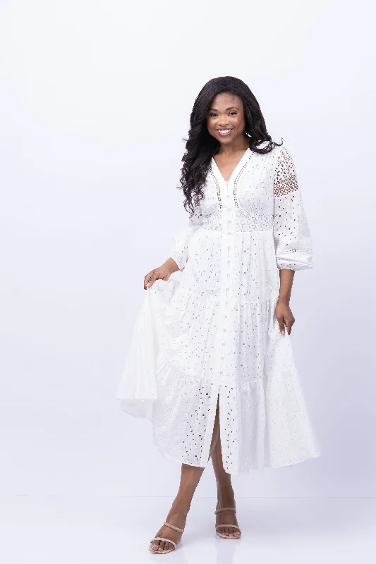 DVF Gigi Dress in White