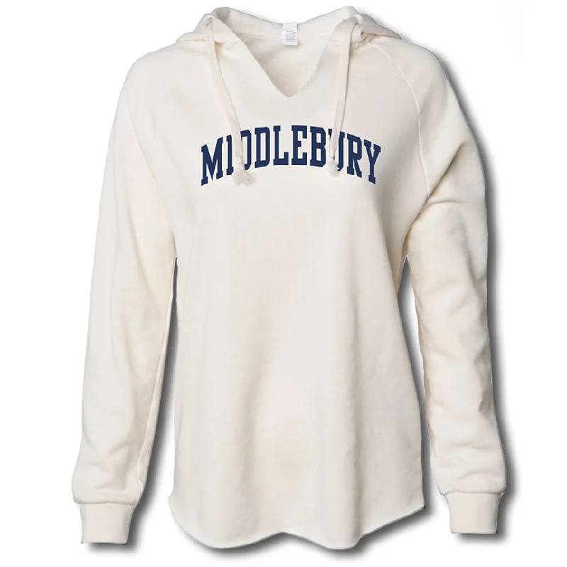 Middlebury California Wave Hoodie (Bone) Hoodie with Fur Luxurious Winter