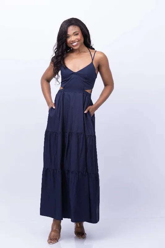 Simkhai Veronika Dress in Midnight