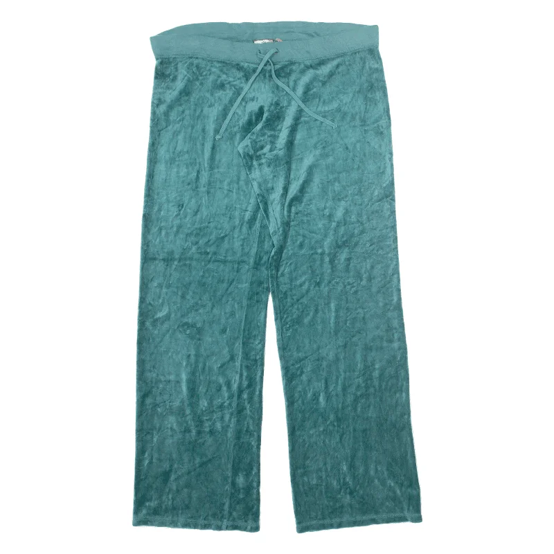 JUICY COUTURE Velvet Trousers Green Relaxed Bootcut Womens W36 L34 Trousers Leisure Comfortable JUICY COUTURE Velvet Trousers Green Relaxed Bootcut Womens W36 L34 Trousers Leisure Comfortable