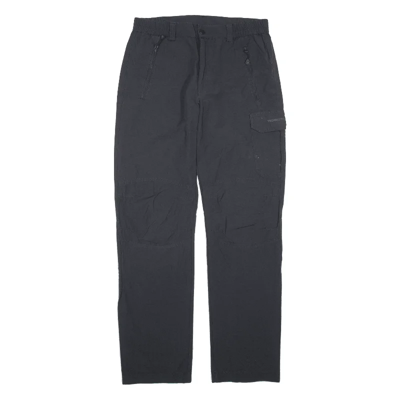 TREVOLUTION Trousers Black Relaxed Straight Womens W30 L31 Trousers Culottes Wide Leg TREVOLUTION Trousers Black Relaxed Straight Womens W30 L31 Trousers Culottes Wide Leg