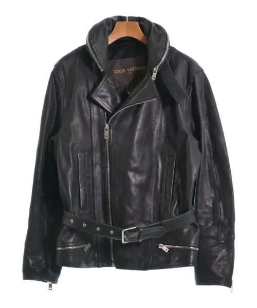 LOUIS VUITTON Motercycle Jackets Stand-Up Collar Roll-Neck Collar Turtle Neck