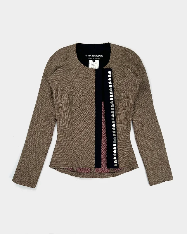Junya Watanabe for Comme Des Garçons Teeth Closures Anatomical Jacket 1997 Chenille Jacket Brocade Jacket Lace Jacket