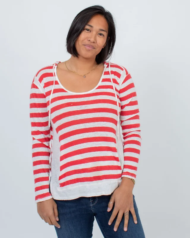 Hooded Pullover Sweater Crew Neck Wool