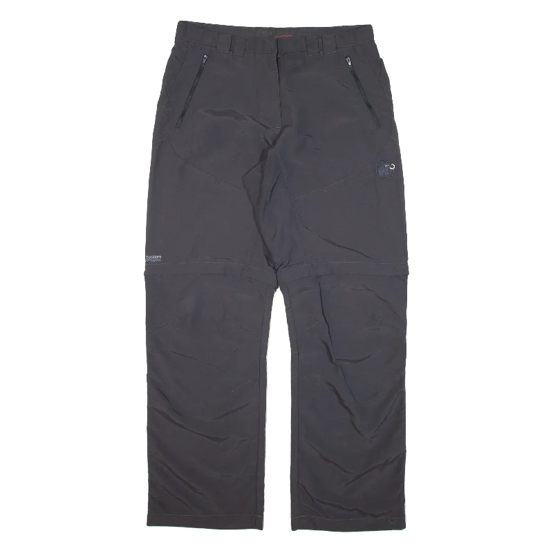 MAMMUT Mountain Zip-off Trousers Grey Regular Straight Nylon Womens W30 L29 Trousers Canvas Durable MAMMUT Mountain Zip-off Trousers Grey Regular Straight Nylon Womens W30 L29 Trousers Canvas Durable