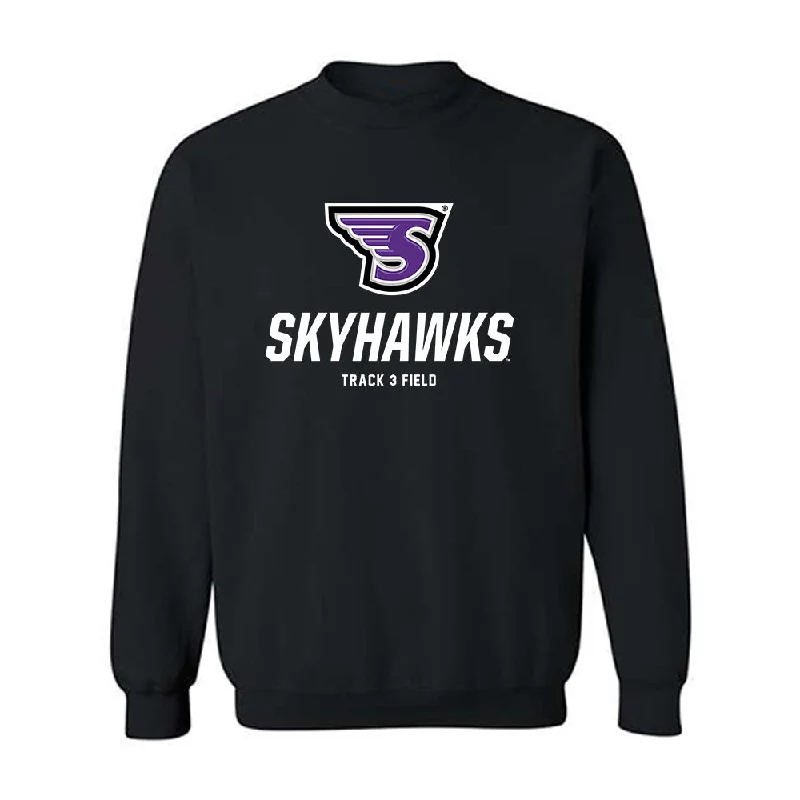 Stonehill - NCAA Women's Track & Field (Outdoor) : Morgan Correia - Classic Shersey Crewneck Sweatshirt Hoodie with Neon Bright Vibrant