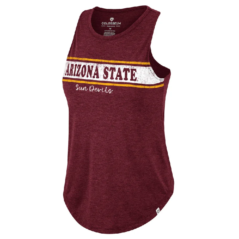 NCAA Arizona State Sun Devils Women's Colosseum You're so Vain Swing Tank Top crew neck tank