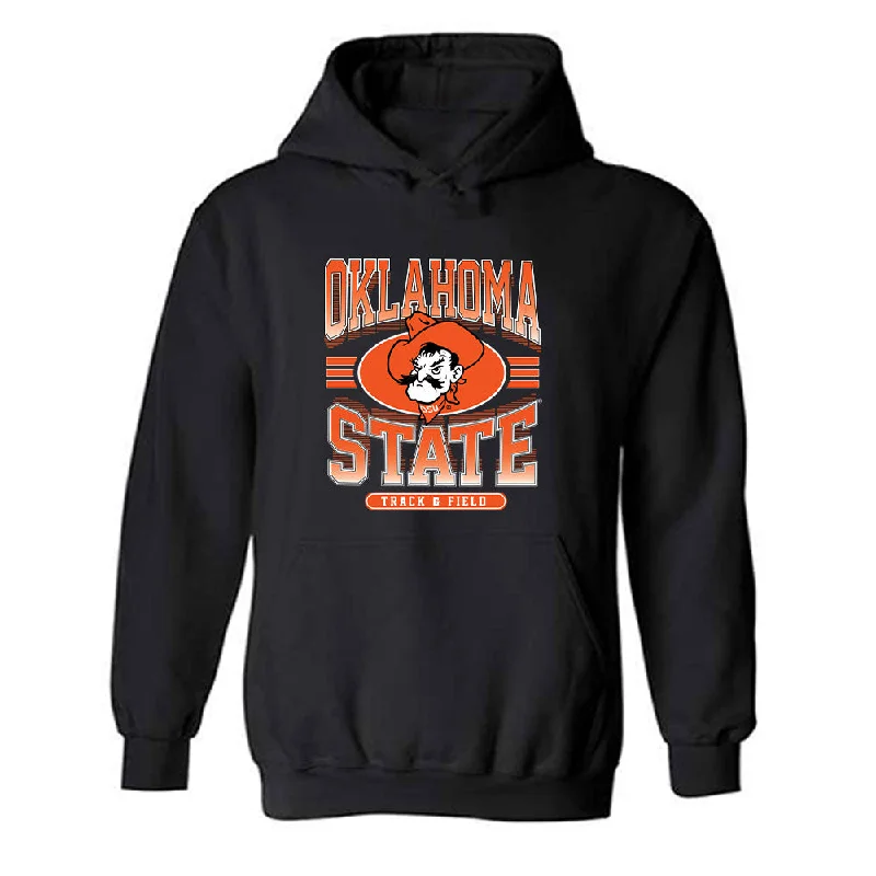 Oklahoma State - NCAA Women's Track & Field : Brooke Bayles - Classic Shersey Hooded Sweatshirt Hoodie with High Neck Warm Protective