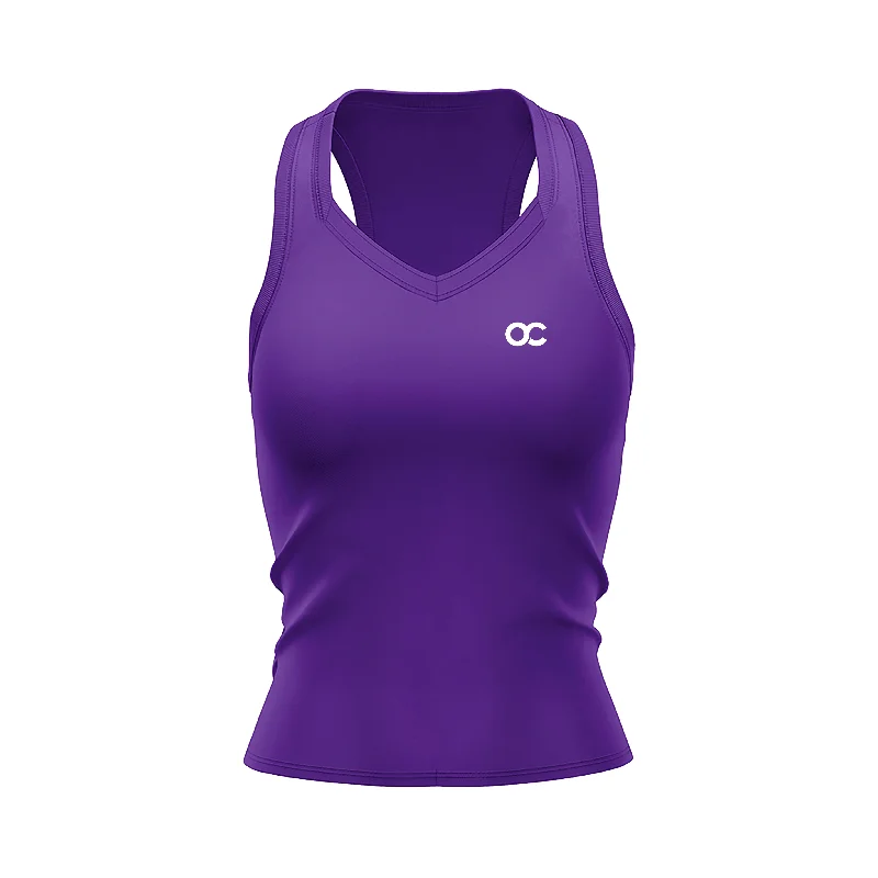 ONCOURT PERFORMANCE TANKTOP - PURPLE stretchy tank top