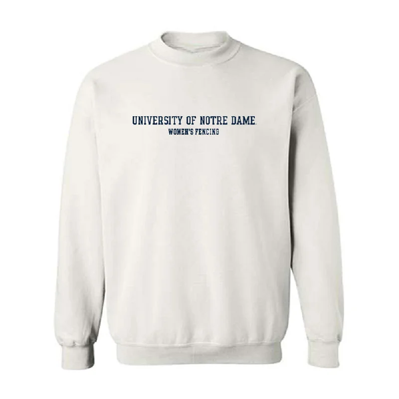 Notre Dame - NCAA Women's Fencing : Atara Greenbaum - Classic Fashion Shersey Crewneck Sweatshirt Hoodie with Print Artistic Unique Notre Dame - NCAA Women's Fencing : Atara Greenbaum - Classic Fashion Shersey Crewneck Sweatshirt Hoodie with Print Artistic Unique
