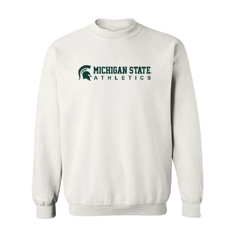 Michigan State - NCAA Women's Track & Field : Anyssa Hall - Classic Shersey Crewneck Sweatshirt Hoodie with Print Artistic Unique