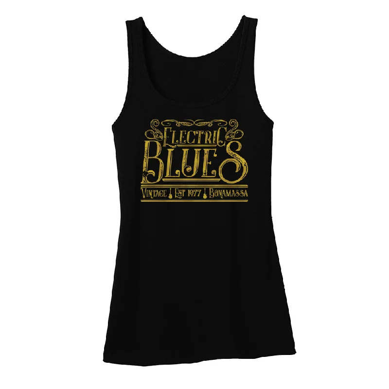 Vintage Electric Blues Tank (Women) fashionable tank top