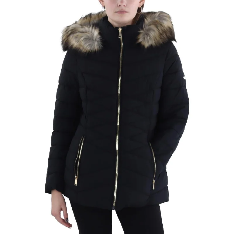 Womens Faux Fur Trim Hooded Puffer Jacket Tailored Jacket Straight Jacket A-Line Jacket Womens Faux Fur Trim Hooded Puffer Jacket Tailored Jacket Straight Jacket A-Line Jacket