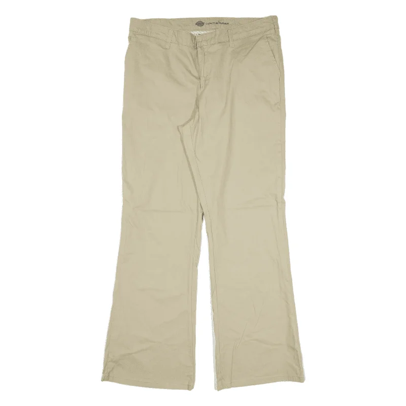 DICKIES Workwear Trousers Beige Regular Bootcut Womens W34 L30 Trousers Wedding White DICKIES Workwear Trousers Beige Regular Bootcut Womens W34 L30 Trousers Wedding White