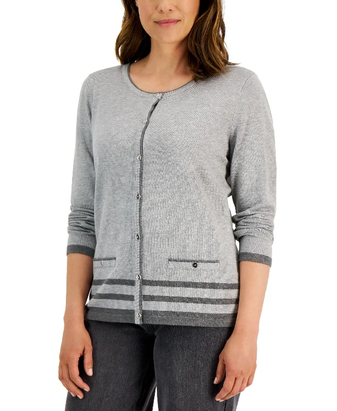 Karen Scott Womens Alexa Buttoned Cardigan Hooded Cardigan Collared Cardigan Shawl Collar Karen Scott Womens Alexa Buttoned Cardigan Hooded Cardigan Collared Cardigan Shawl Collar