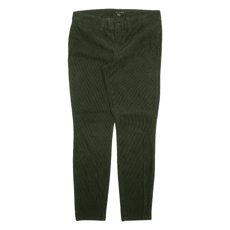 TOMMY HILFIGER Corduroy Trousers Green Slim Skinny Womens W31 L29 Trousers Solid Black TOMMY HILFIGER Corduroy Trousers Green Slim Skinny Womens W31 L29 Trousers Solid Black