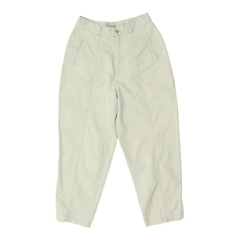 Calvin Kleain Womens Grey High Waisted Tapered Trousers | Vintage Designer VTG Trousers Brand Named Calvin Kleain Womens Grey High Waisted Tapered Trousers | Vintage Designer VTG Trousers Brand Named