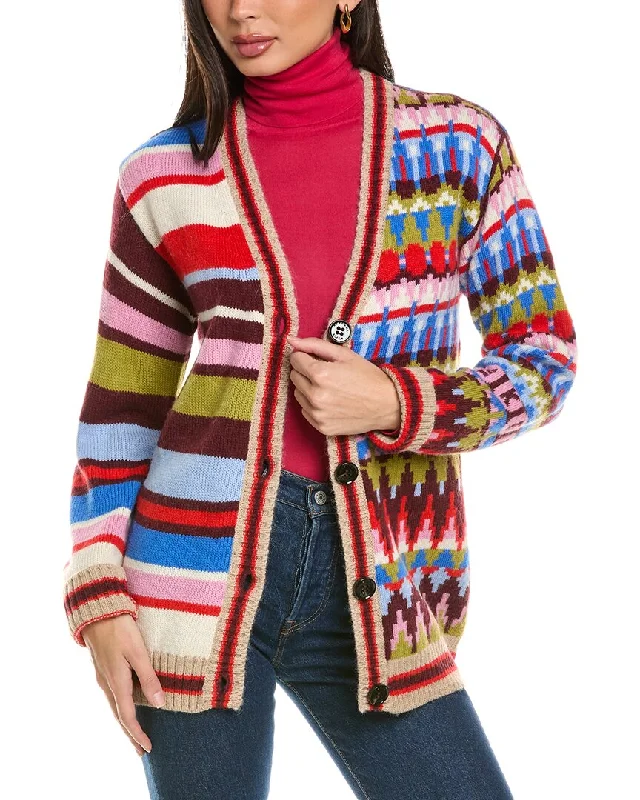 Weekend Max Mara Austero Alpaca & Wool-Blend Cardigan Soft Cozy Warm