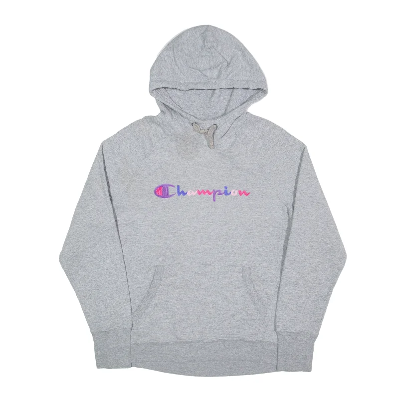 CHAMPION Hoodie Grey Pullover Womens M Sarouel Sleeve Pullover