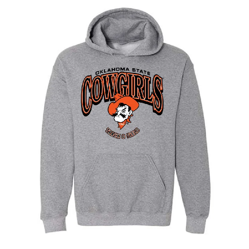 Oklahoma State - NCAA Women's Track & Field : Brooke Bayles - Classic Shersey Hooded Sweatshirt Hoodie with Elastic Cuffs Stretchable Comfortable