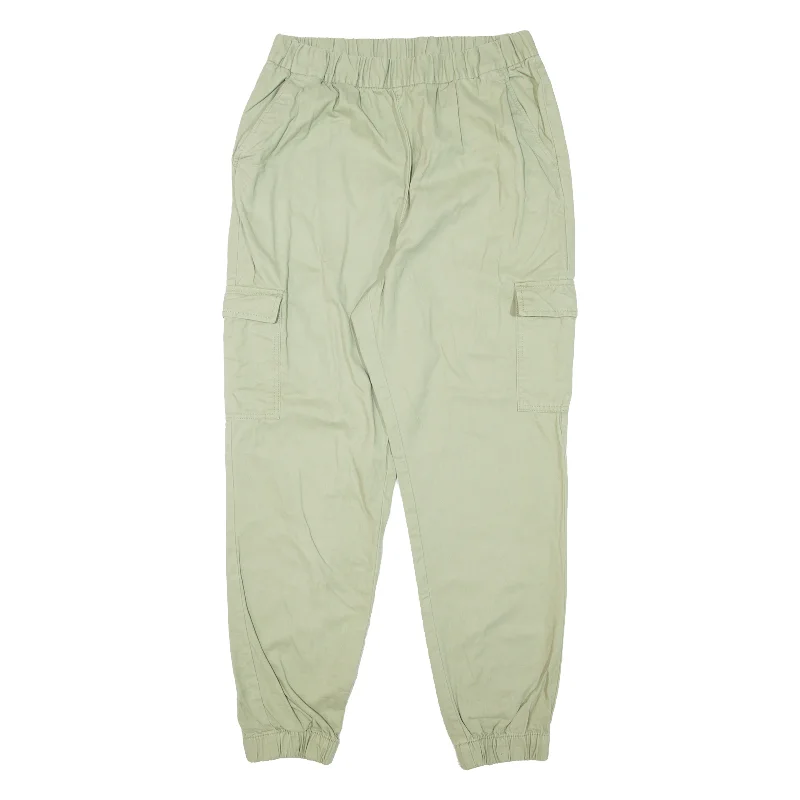 DIVIDED H&M Cargo Trousers Green Regular Tapered Womens W27 L28 Trousers Business Professional DIVIDED H&M Cargo Trousers Green Regular Tapered Womens W27 L28 Trousers Business Professional