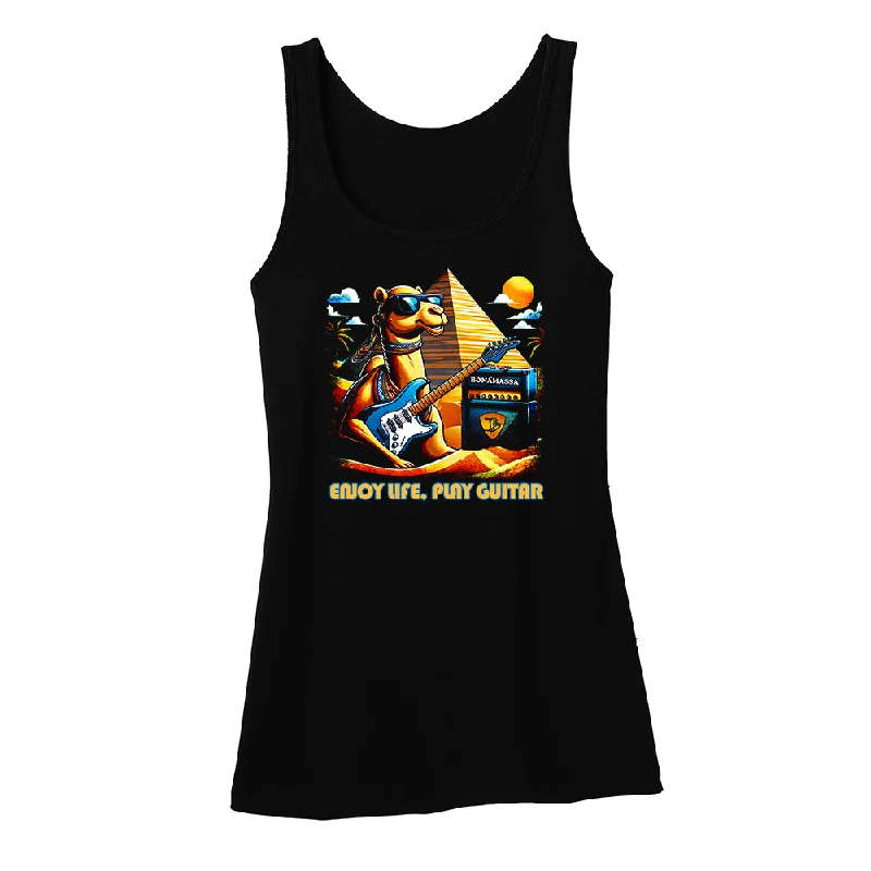 Enjoy Life, Play Guitar Camel Tank (Women) low neck tank