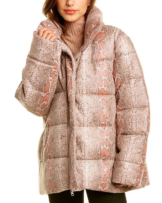 Unreal Fur Puffer Jacket Wool Jacket Cashmere Jacket Tweed Jacket